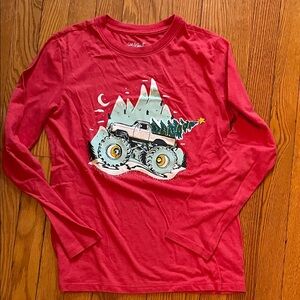 Cat and Jack long sleeve Christmas T-shirt